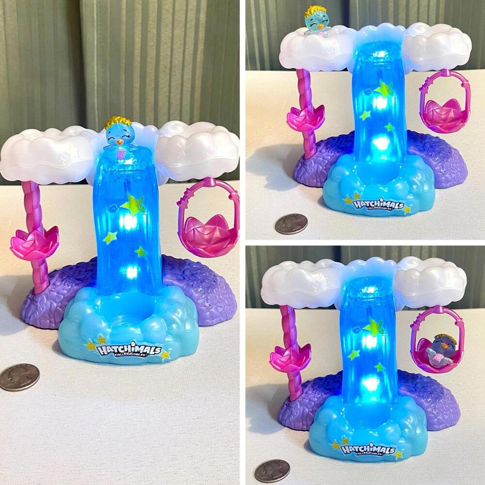 Hatchimals CollEGGtibles, Waterfall Playset with Lights
